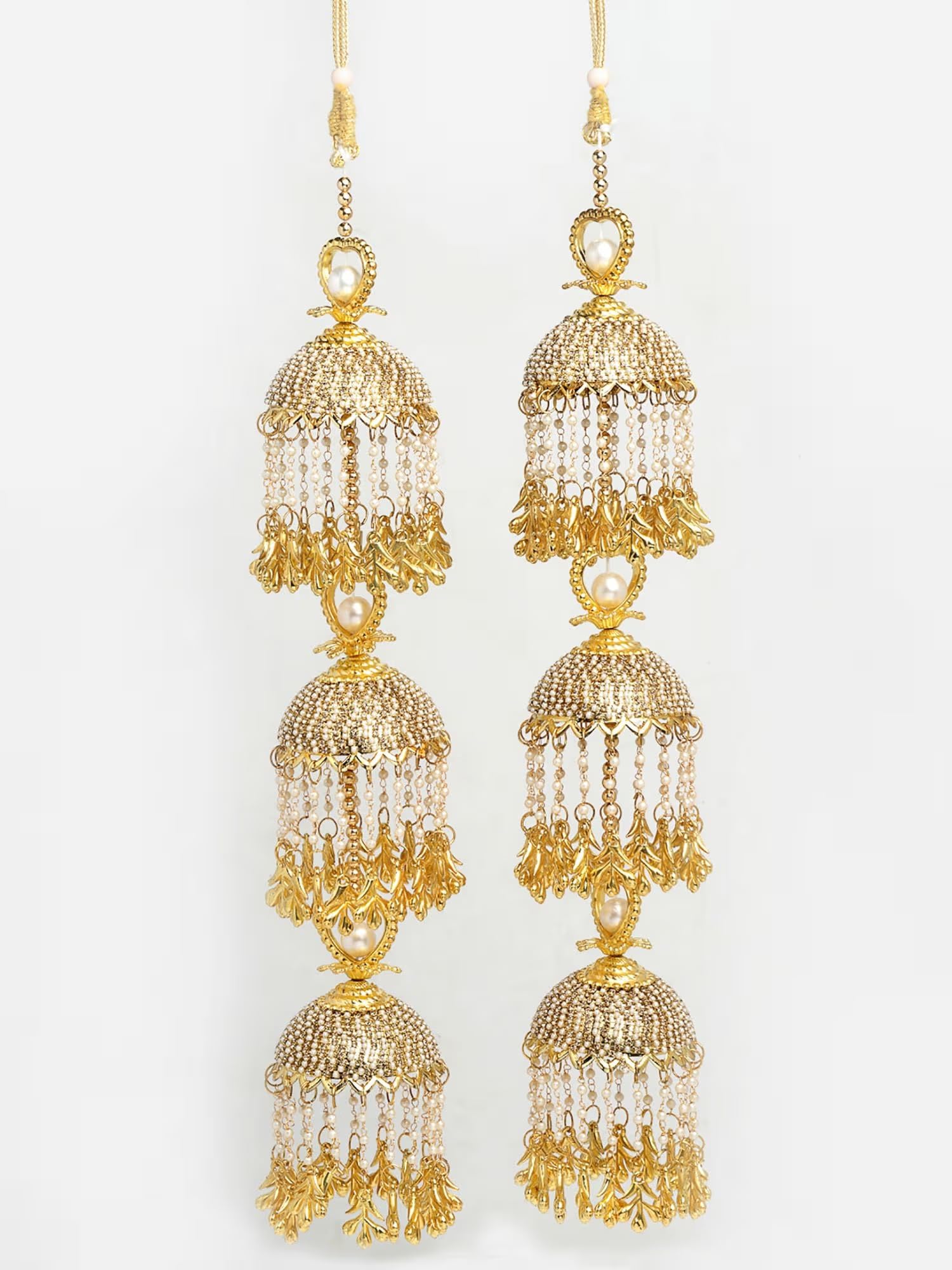 A Beautiful Traditional Punjabi Golden kaleere for Women/Kaleera/Kalera/Bridal